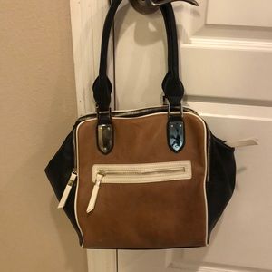 Brown black purse